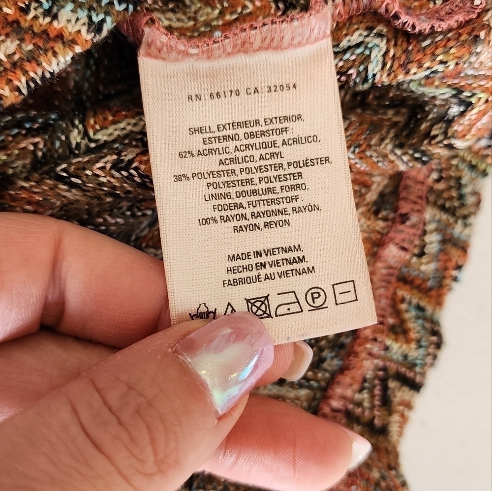Maeve Anthropologie WestWater Zig Zag Shift Dress Size M. - Picture 4 of 7
